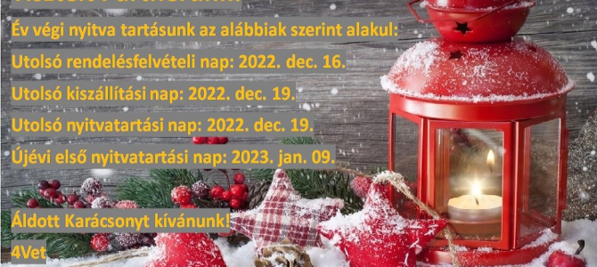 2022 karácsony